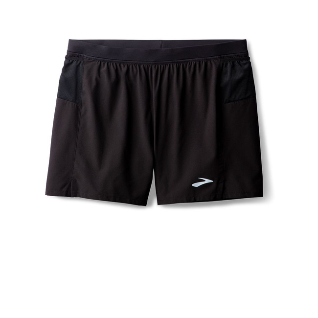 Męskie spodenki do biegania Journey 5 Short Czarne - Brooks-Running