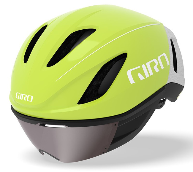 Kask czasowy GIRO VANQUISH INTEGRATED MIPS matte citron white roz. M (55-59 cm)