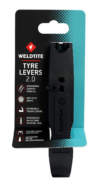 Łyżki do opon WELDTITE Tyre Levers 2.0, 130mm, Zestaw 2szt.