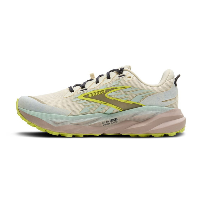 Buty do biegania damskie Cascadia 19 w terenie jasnoszare szerokie 1d - Brooks-Running