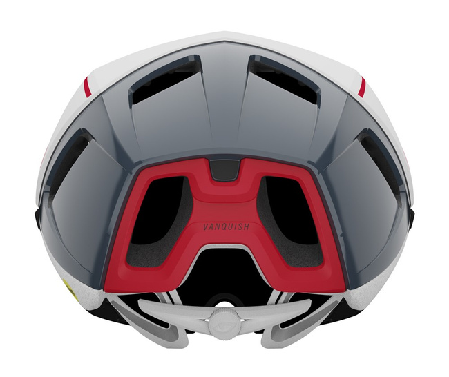 Kask czasowy GIRO VANQUISH INTEGRATED MIPS matte white portaro gray red