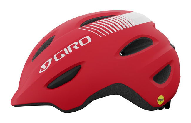 Kask dziecięcy GIRO SCAMP INTEGRATED MIPS bright red roz. XS (45-49 cm)