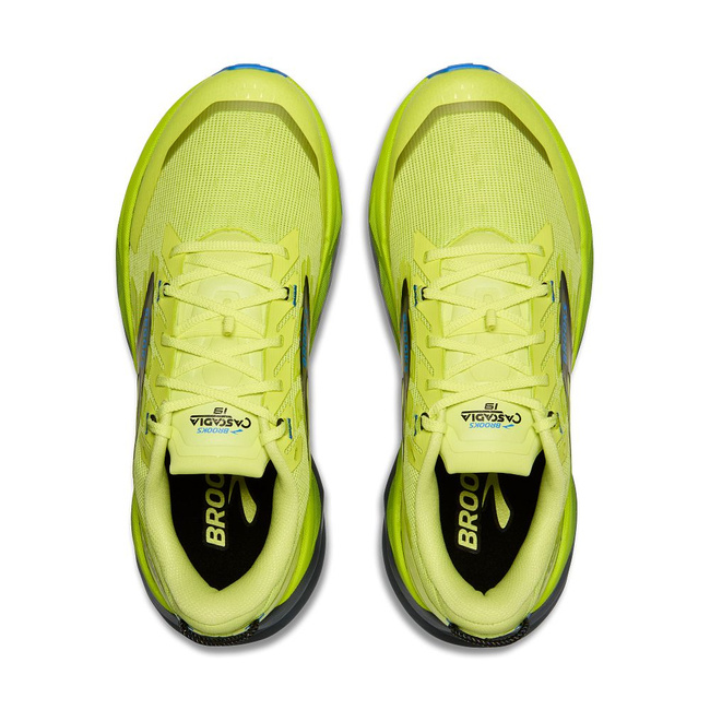 Buty do biegania męskie Cascadia 19 w terenie Limonkowe - Brooks-Running