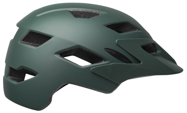 Kask juniorski BELL SIDETRACK matte dark green orange roz. Uniwersalny (50–57 cm)