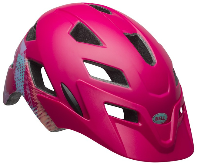 Kask dziecięcy BELL SIDETRACK gnarly matte berry roz. Uniwersalny (47–54 cm)