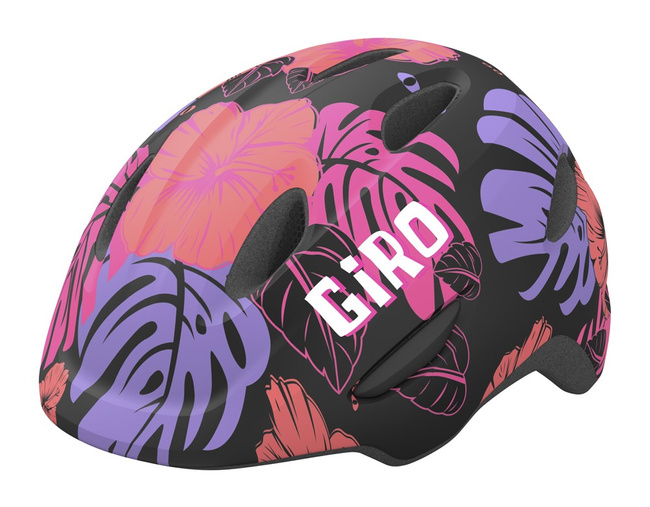 Kask dziecięcy GIRO SCAMP INTEGRATED MIPS matte black floral