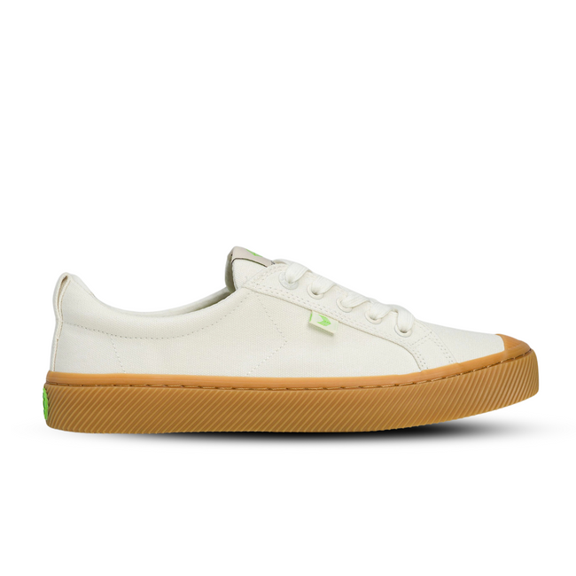 Buty Damskie Cariuma Oca Low Gum Off-White Canvas Sneaker