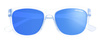 Okulary TIFOSI SWANK CLARION POLARIZED satin clear (1 szkło Clarion Blue 15,4% transmisja światła)