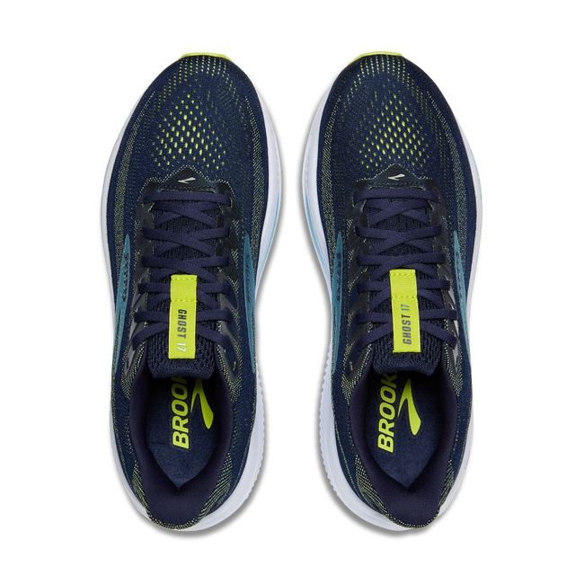 Buty do biegania męskie Ghost 17 na asfalt niebieskie - Brooks-Running