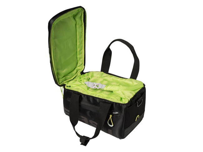 Torba na bagażnik BASIL MILES TRUNKBAG 7L, Universal Bridge System, wodoodporny poliester, czarna