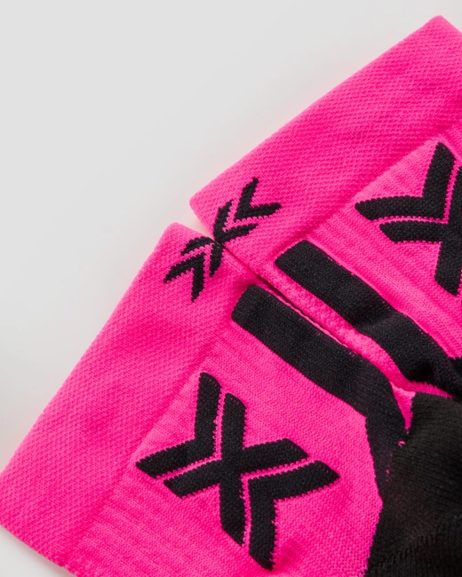 Skarpety Unisex X-Socks Run Discover Ankle Fluo Pink/X Black