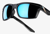 Okulary 100% DAZE Matte Black - HiPER Blue Multilayer Mirror Lens Szkła Niebieskie Lustrzane Wielowarstwowe, LT 15%