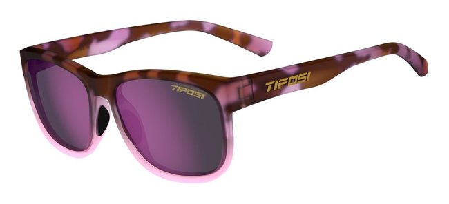 Okulary TIFOSI SWANK XL pink tortoise (1 szkło Rose 14,7% transmisja światła)