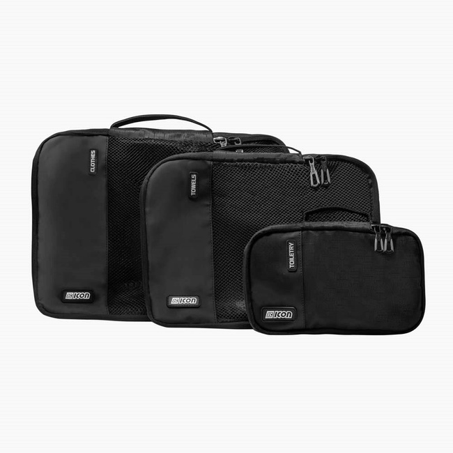 Zestaw toreb SCICON TRAVEL PACKING CUBE SET Black