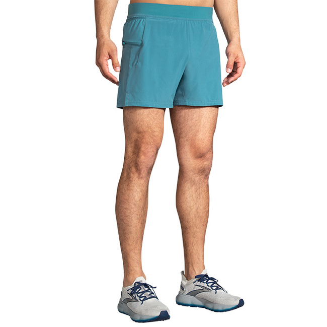 Sherpa 5" 2in1 Short Męskie Spodenki Do Biegania Niebieskie - Brooks-Running