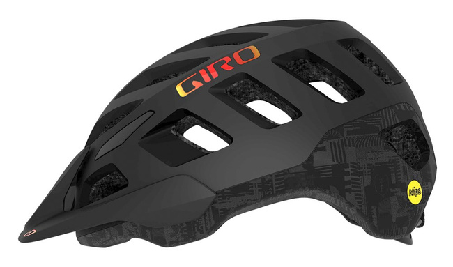 Kask mtb GIRO RADIX INTEGRATED MIPS matte black hypnotic