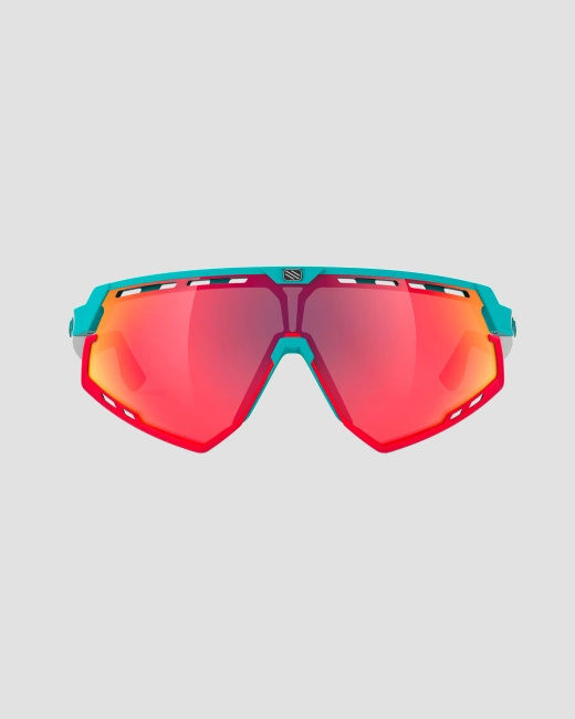 Okulary Rudy Project Defender Emerald White Matte - Multilaser Red