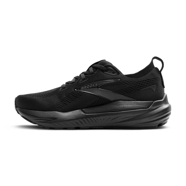 Buty do biegania męskie Glycerin Gts 22 na asfalt czarne szerokie 2E - Brooks-Running