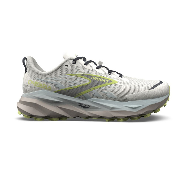 Buty do biegania damskie Cascadia 19 w terenie jasnoszare - Brooks-Running