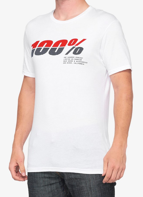 T-shirt 100% BRISTOL krótki rękaw white