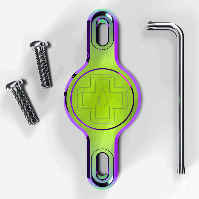 Muc-off Uchwyt Do Urządzenia Śledzącego Airtag Secure Tag Holder - Iridescent V2