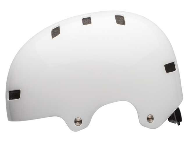 Kask bmx BELL LOCAL gloss white roz. M (55–59 cm)