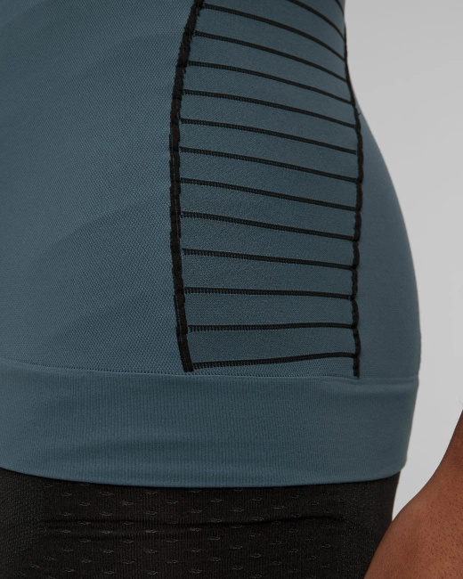 Koszulka Męska X-Bionic Twyce Race Shirt Slate Blue/X Black