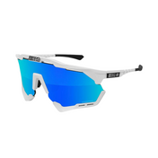 Okulary SCICON AEROSHADE XL White Gloss/White - SCNPP Multimirror Blue