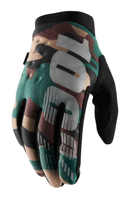 Rękawiczki 100% BRISKER Glove camo black