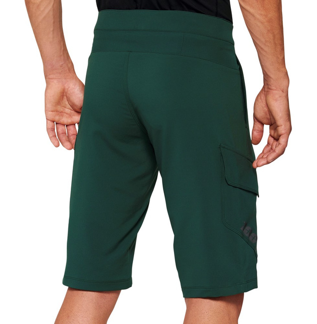 Szorty męskie 100% RIDECAMP Shorts forest green