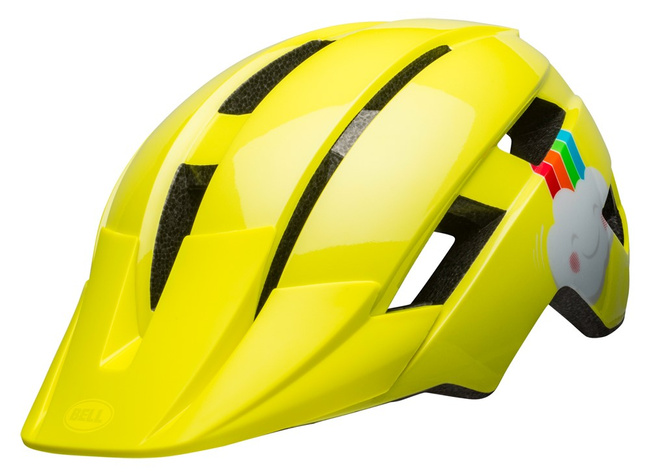 Kask dziecięcy BELL SIDETRACK II double rainbow gloss yellow roz. Uniwersalny (45–52 cm)