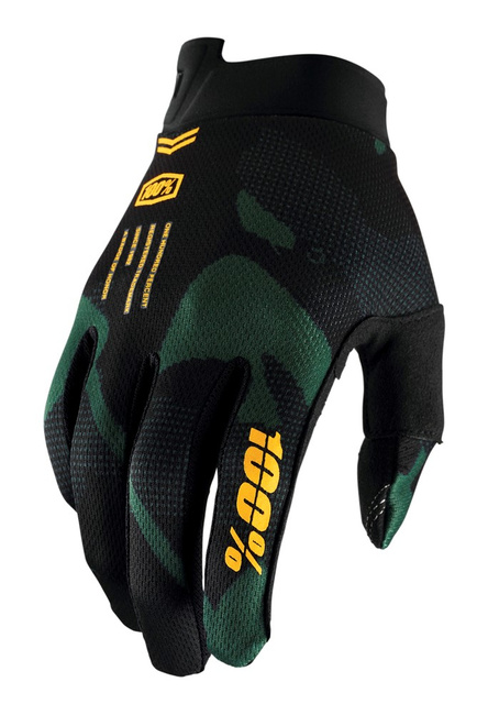 Rękawiczki 100% ITRACK Glove sentinel black