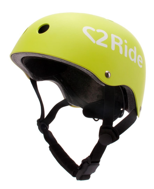 Kask rowerowy dla dzieci TRACKER- Love 2 RIDE, rozm. S, 50-54 cm z lampką LED i klipsem magnetycznym Lime - Sunbaby