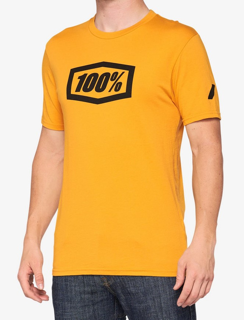 T-shirt 100% ESSENTIAL krótki rękaw goldenrod