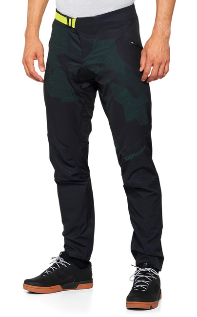 Spodnie męskie 100% AIRMATIC LE Pants Black Camo