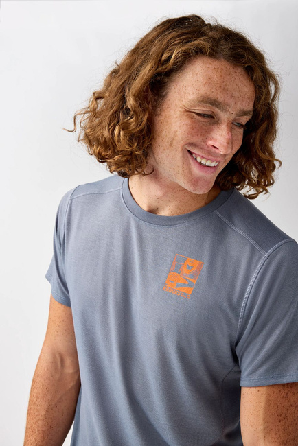 Koszulka do biegania męska Distance Short Sleeve 3.0 Szara