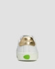 Buty damskie Cariuma Salvas White Premium Leather Ice Logo Metallic Gold Sneaker