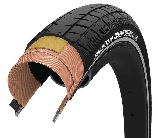 Opona GOODYEAR - Transit Speed S5 700x40/40-622 k. Blk Refl