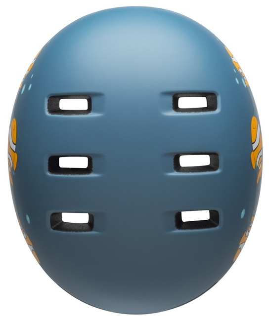 Kask dziecięcy BELL LIL RIPPER clown fish matte gray blue