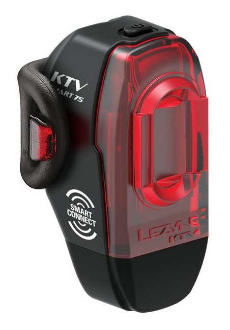 Lampka tylna LEZYNE KTV PRO SMART CONNECT REAR 75 lumenów, usb czarna