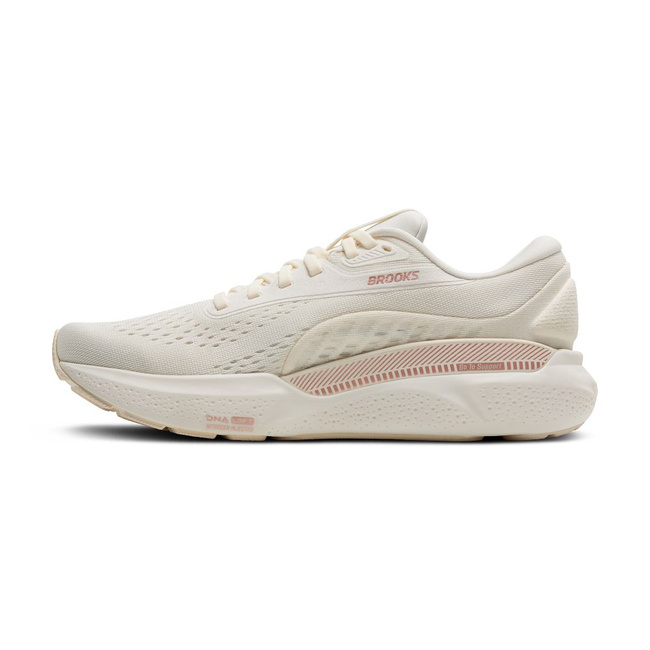 Buty do biegania damskie Adrenaline Gts 24 na asfalt beżowe - Brooks-Running