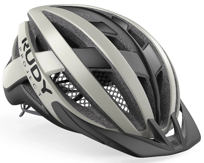 Kask Rudy Project Venger Cross Mtb Light Grey - Black (Matte)