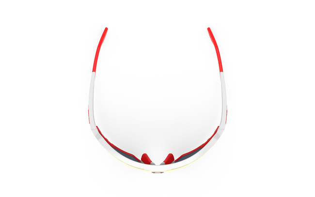 Okulary Rudy Project DEFENDER WHITE GLOSS / BUMPERS RED - MULTILASER RED