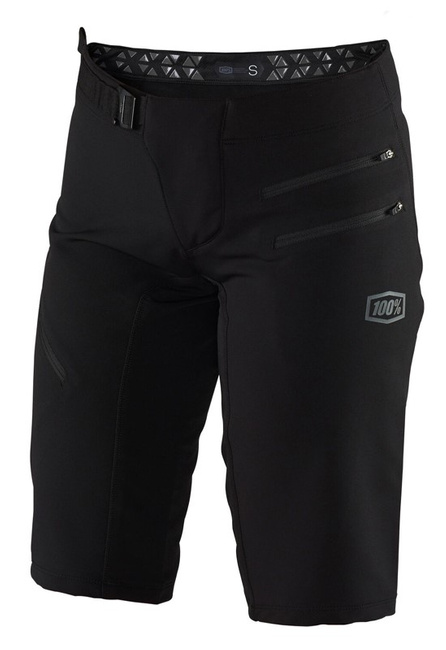 Szorty damskie 100% AIRMATIC Womens Shorts Black