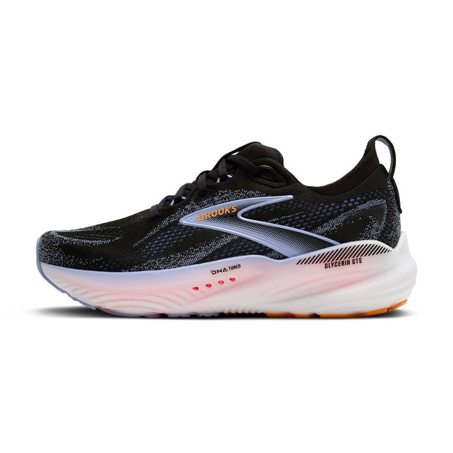 Buty do biegania damskie Glycerin Gts 22 na asfalt czarne - Brooks-Running