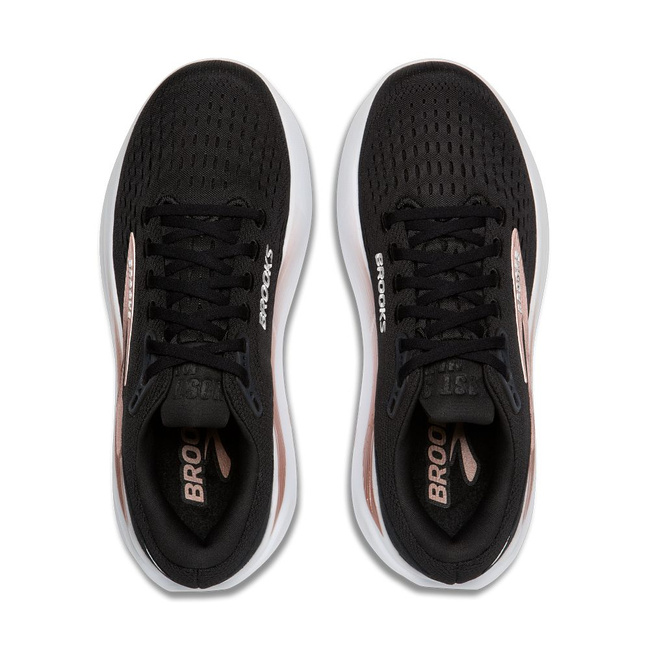 Buty do biegania damskie Ghost max 3 na asfalt czarne szerokie 1d - Brooks-running