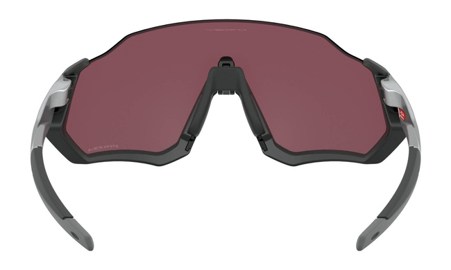 Oakley Flight Jacket - Matte Black/Sliver - Prizm Road Black- 009401-0937 - okulary przeciwsłoneczne