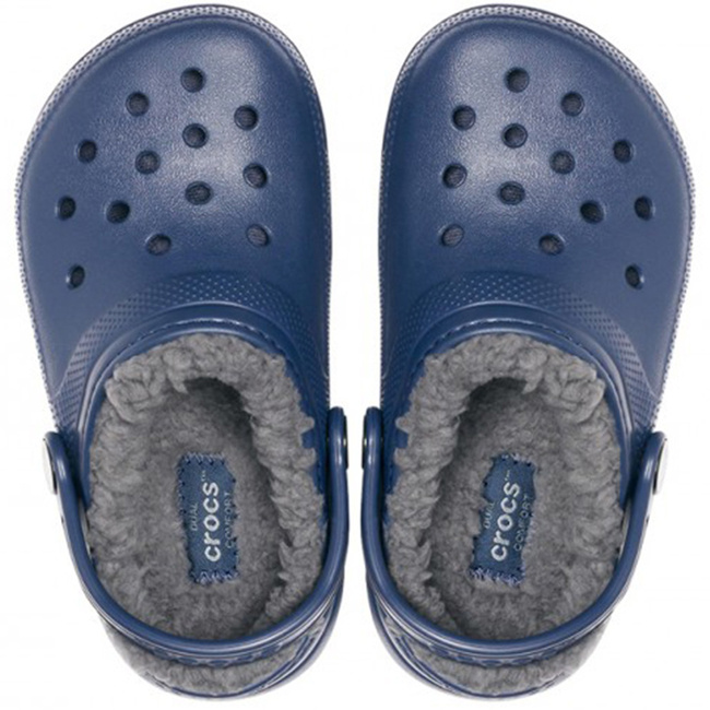 Chodaki dla dzieci Crocs Lined Clog granatowe 207009 459