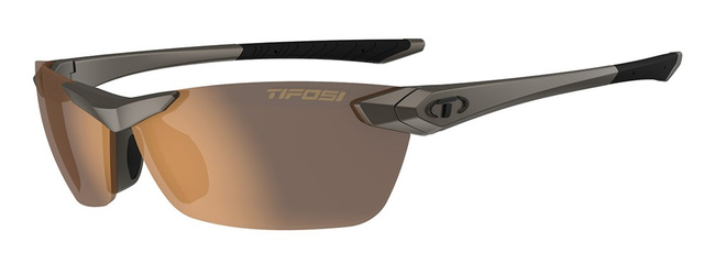 Okulary TIFOSI SEEK 2.0 POLARIZED iron (1 szkło Brown 15,4% transmisja światła)