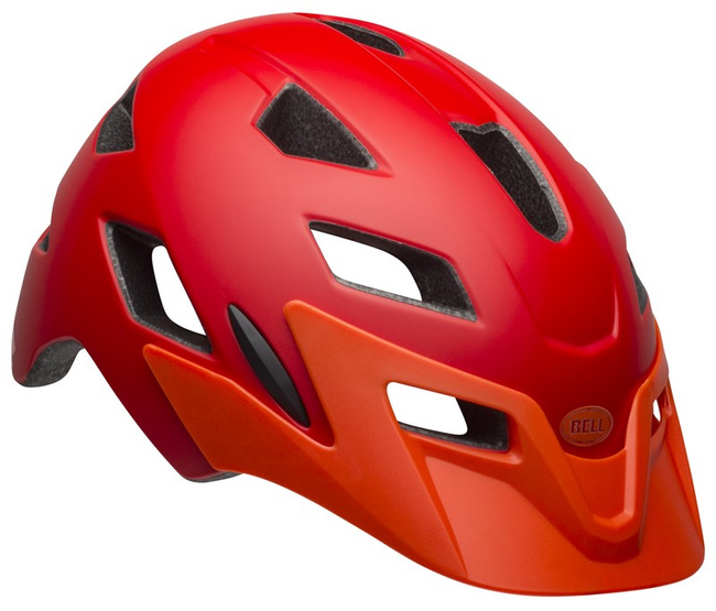 Kask juniorski BELL SIDETRACK matte red orange roz. Uniwersalny (50–57 cm)